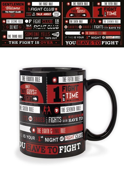 Mug Fight Club - Rules Infographic | Tips for original gifts