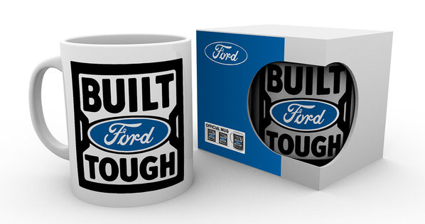 Ford Trucks Built Ford Tough Glass Beer Mug