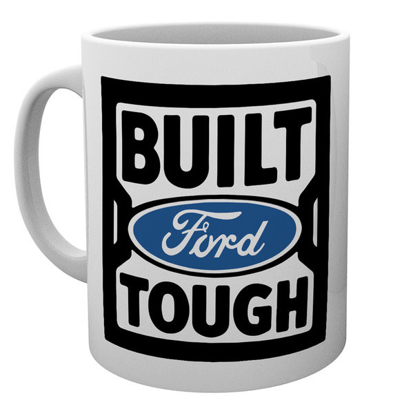 Ford Trucks Built Ford Tough Glass Beer Mug