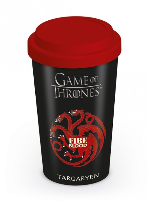 GAME OF THRONES HOUSE TARGARYEN FIRE AND BLOOD MUG COFFEE CUP NEW GIFT BOX 