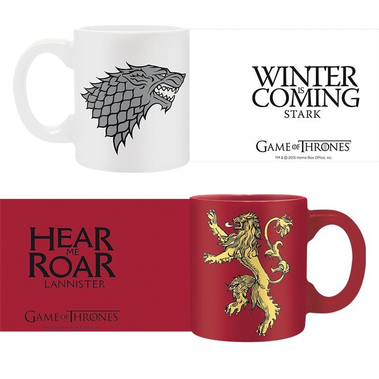 Cup Game Of Thrones - Stark & Lannister