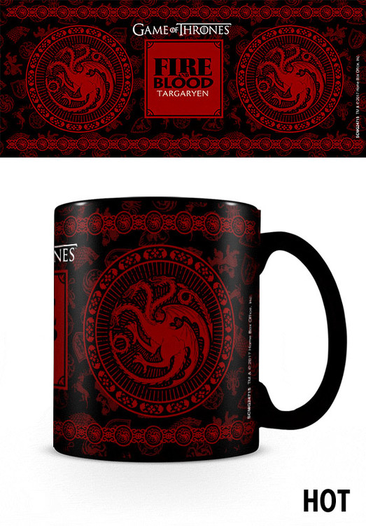 Free Post Game of Thrones House Targaryen barrel coffee mug BNIB 