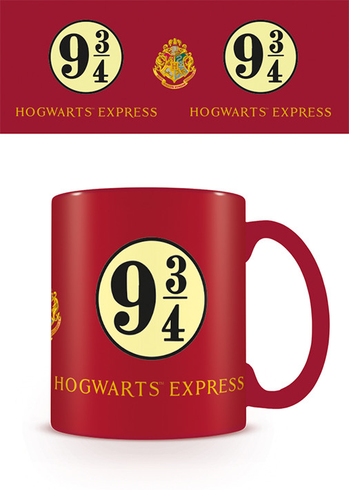 Harry Potter Hogwarts Zug Express Platform 9 3/4 Kaffee Becher Coffee Mug Tasse 
