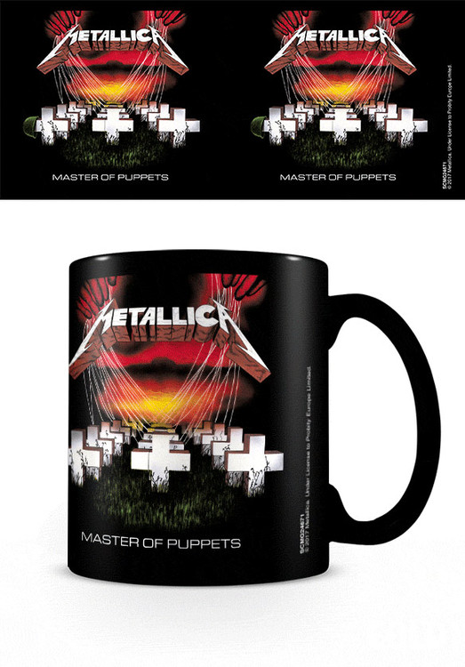 Metallica Master of Puppets Black Tea or Coffee Mug 