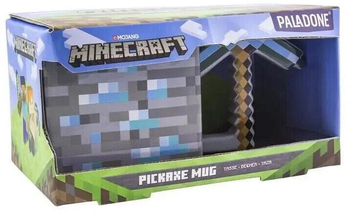 Taza 3D Minecraft: Pickaxe. Merchandising