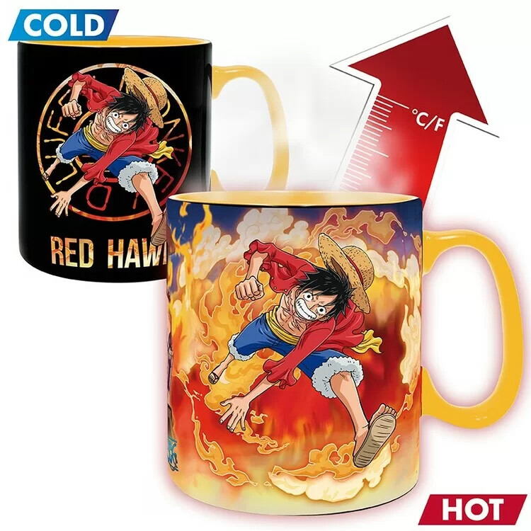 Heat mug One Piece - Luffy & Sabo