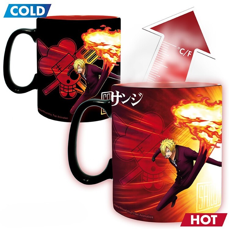 Heat mug One Piece - Zoro & Sanji
