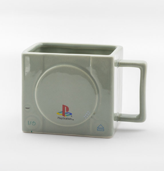 Cup Playstation 3D Console - Raised Hand-Painted Buttons