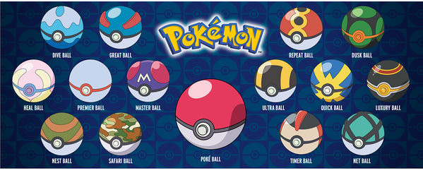 Cup Pokémon - Ball Varieties