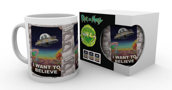 Cup Rick And Morty - I Want To Believe