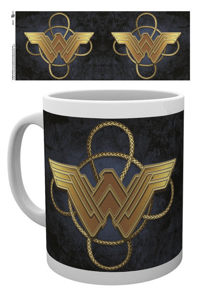 wonder woman gold mug