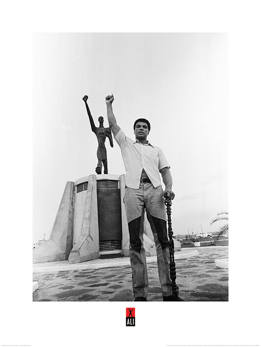 Art Print Muhammad Ali - Black Power Statue