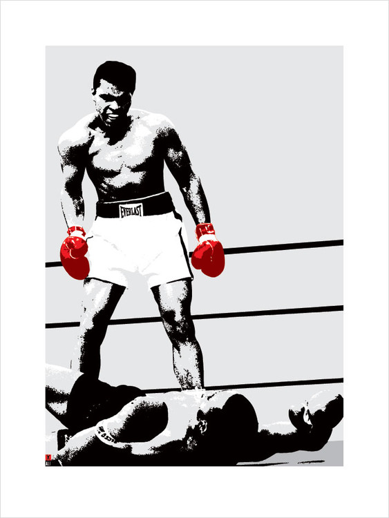 Art Print Muhammad Ali - Gloves