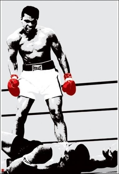 Art Print Muhammad Ali - Gloves