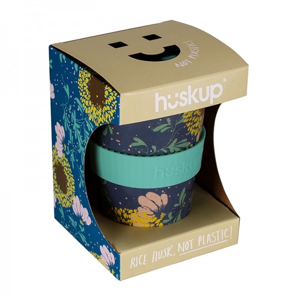 Huskup - Teal Sunflower Muki