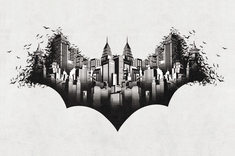 Murais de parede Batman - Gotham