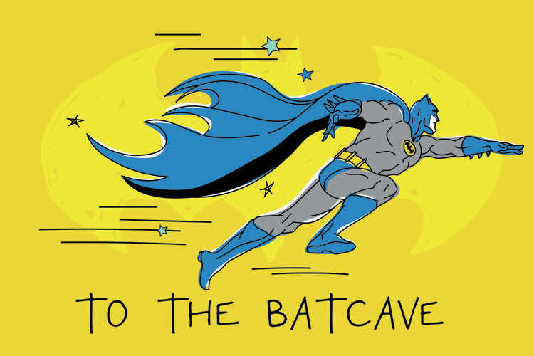 Murais de parede Batman - To the batcave