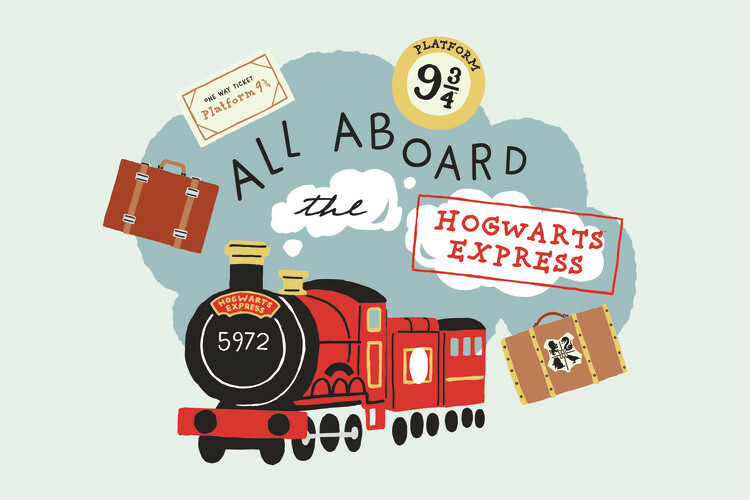 Murais de parede Harry Potter - All aboard