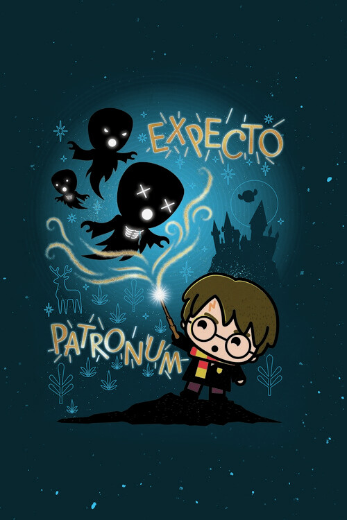 Murais de parede Harry Potter - Expecto patronum