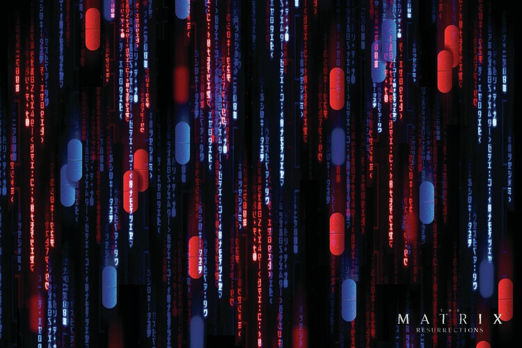Murais de parede Matrix 4 - System