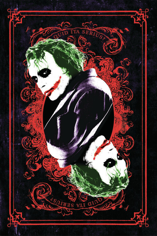 Murais de parede The Dark Knight Trilogy - Joker Card