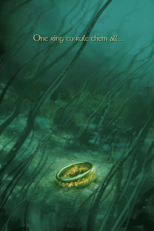 Murais de parede The Lord of the Rings - One ring to rule them all