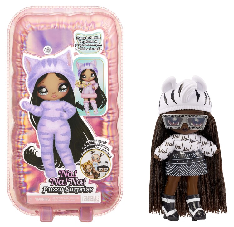 Na! Na! Na! - Fuzzy Surprise - Zebra Girl