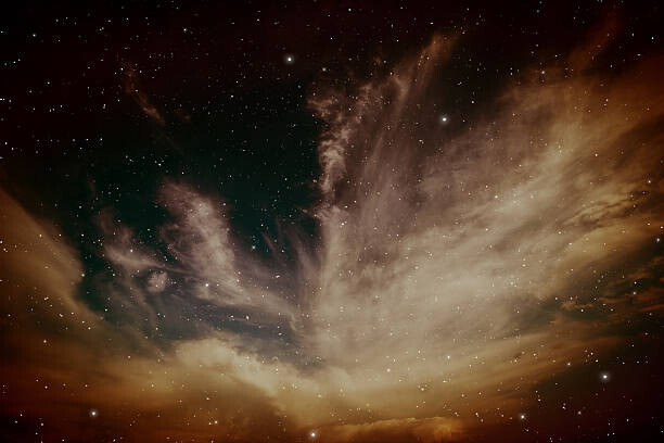 Αυτοκόλλητο Nebula and stars.