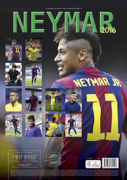 Calendar 2021 Neymar