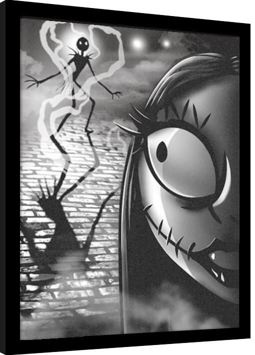 Framed poster Nightmare Before Christmas - Misfit love is Eternal