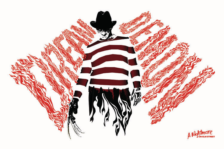 Sticker Nightmare on Elm Steet - Dream demon