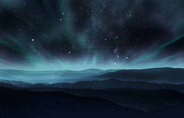Sticker Northern lights
