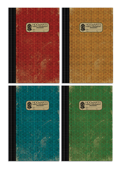 Notebook Fantastic Beasts The Crimes Of Grindelwald - Hogwarts 4 pcs