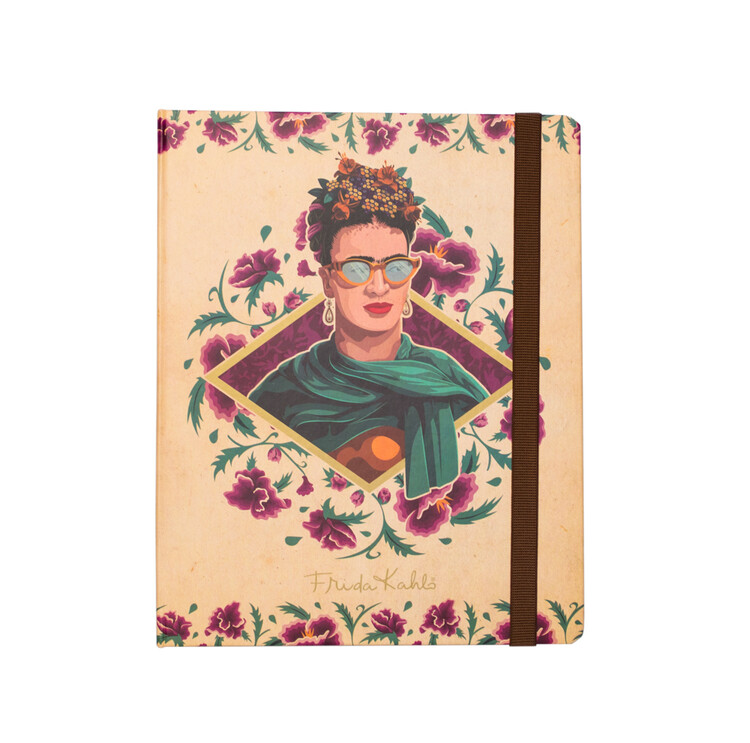 Notebook, diary Frida Kahlo - Glasses A5 | Tips for original gifts