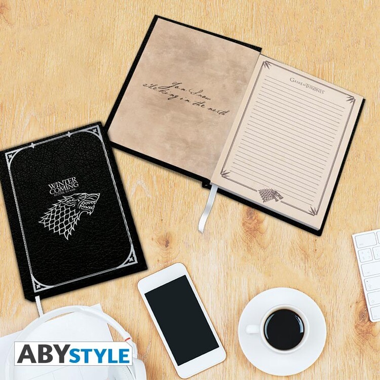 Notebook, journal Game of Thrones Stark Tips for original gifts