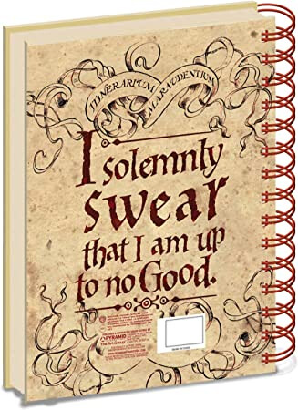 Notebook Harry Potter - The Marauders Map