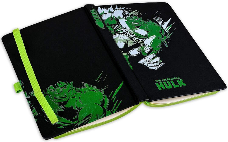 Notebook Marvel Retro - Hulk Mono Premium