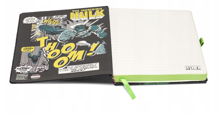 Notebook Marvel Retro - Hulk Mono Premium
