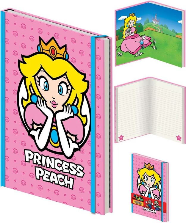 Notebook Super Mario - Peach
