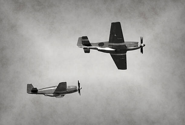 Принти на полотні Old fighter planes