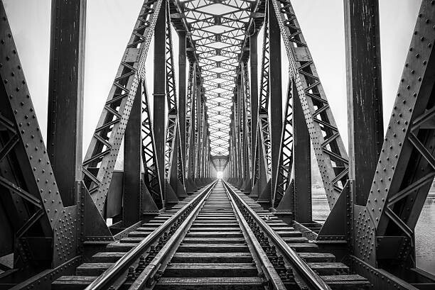 Αυτοκόλλητο Old railway bridge