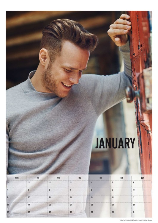 Calendar 2021 Olly Murs