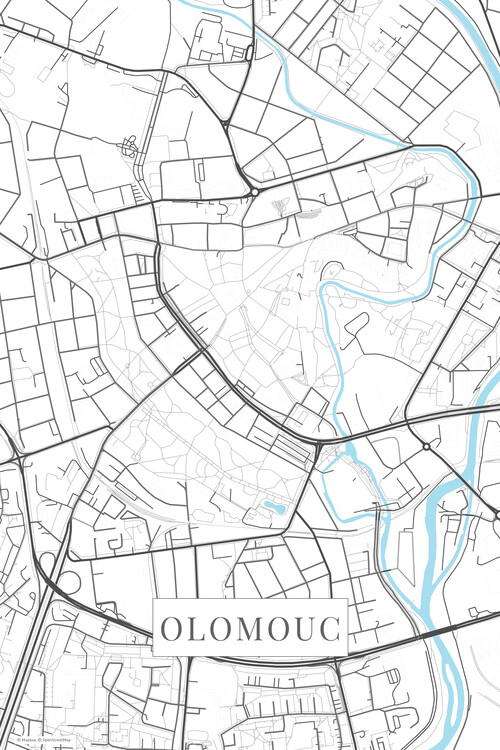 Sticker Olomouc white