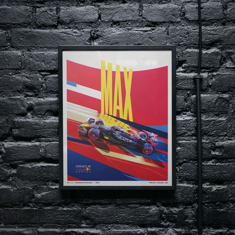 Art Print Oracle Red Bull Racing - Max Verstappen - Dutch Grand Prix - 2022, (40 x 50 cm)