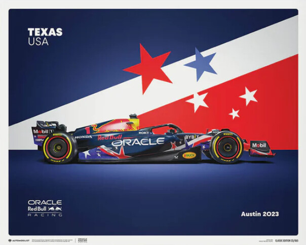 Oracle Red Bull Racing - United States Grand Prix - 2023 Art Print