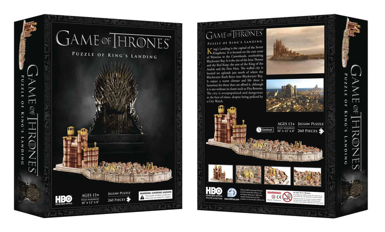 Puzzle Game of Thrones - Kings Landing 4D Cityscape