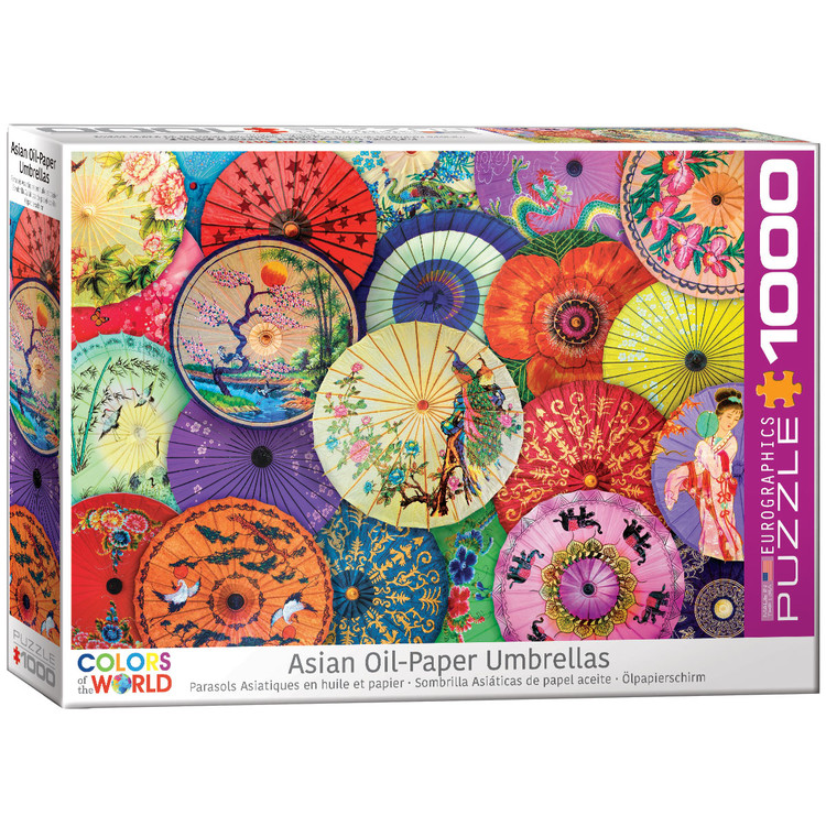 Puzzle Asian Oil Paper Umbrellas