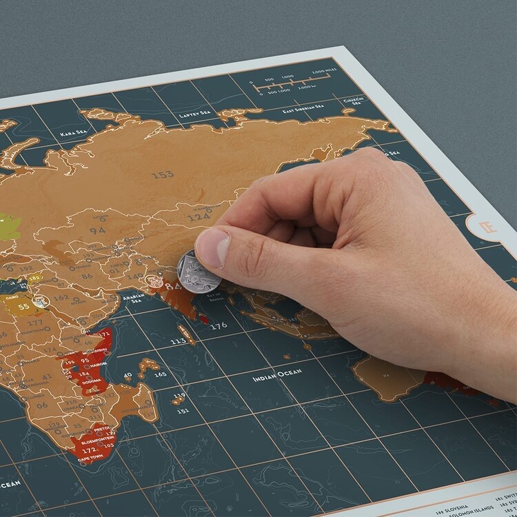 Scratch Map Backpacker Edition