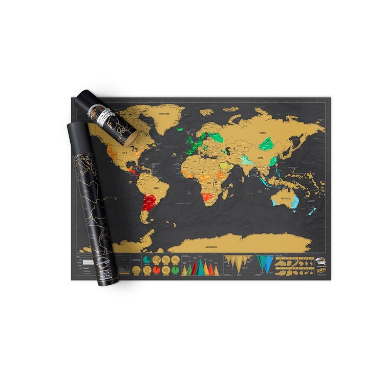Scratch Map World Deluxe Edition
