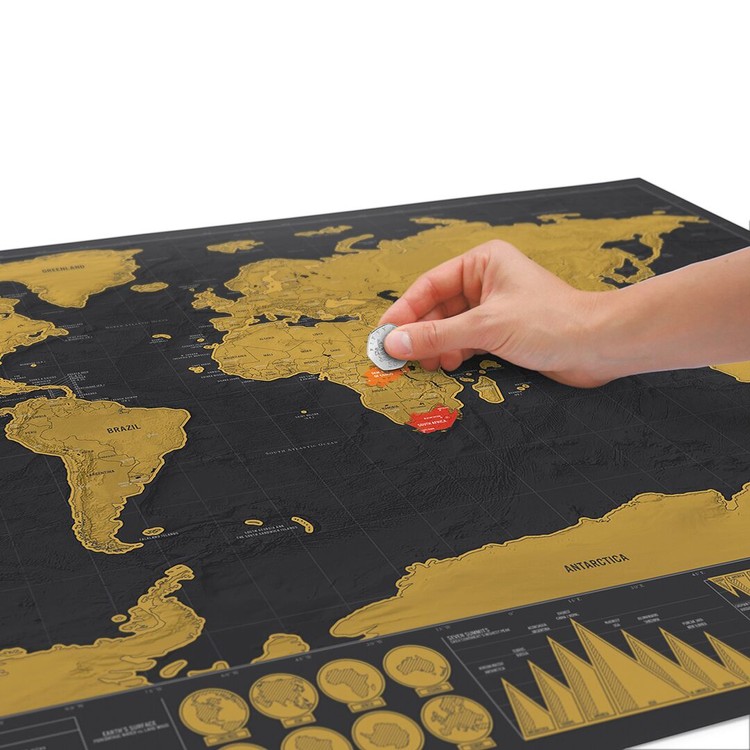 Scratch Map World Deluxe Edition